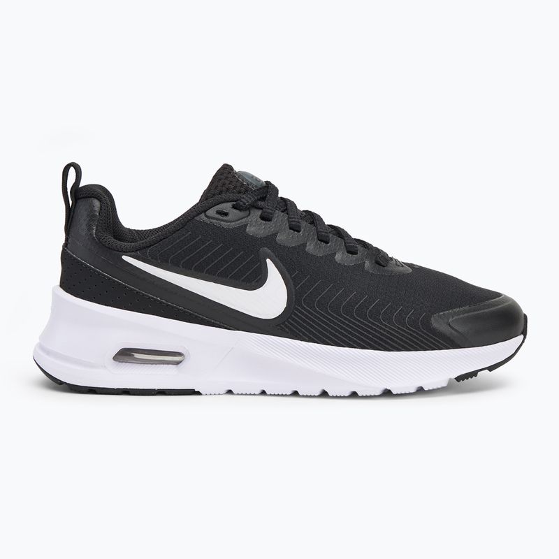 Nike Air Max Nuaxis scarpe da donna nero/grigio scuro/rosso cometa/bianco 2