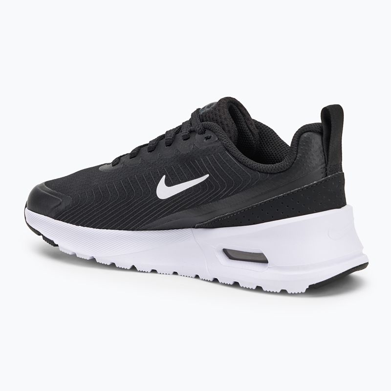 Nike Air Max Nuaxis scarpe da donna nero/grigio scuro/rosso cometa/bianco 3
