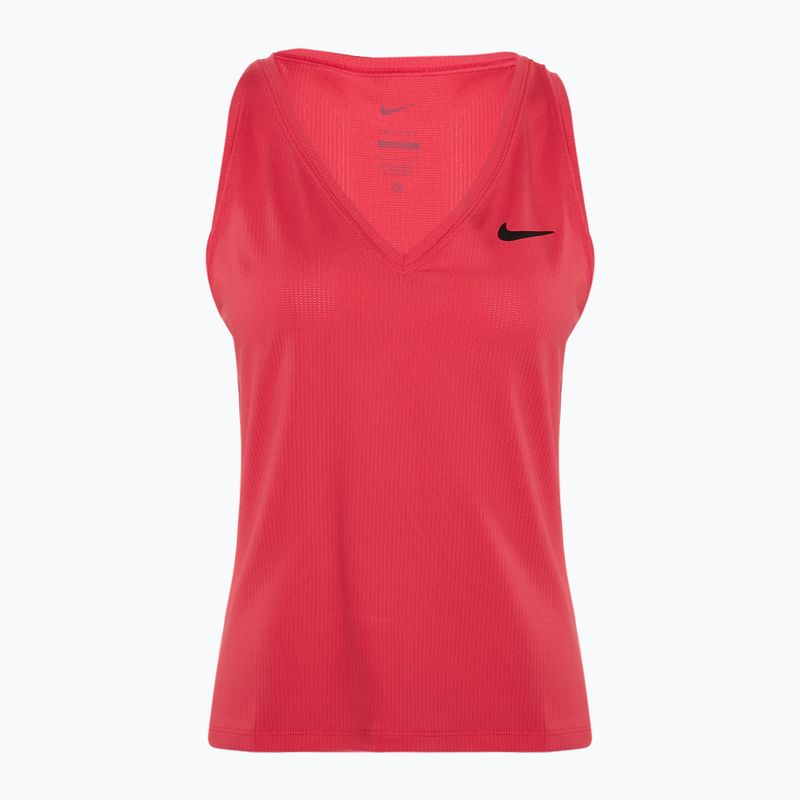 Canotta tennis donna Nike Court Dri-Fit Victory Tank aster rosa/nero