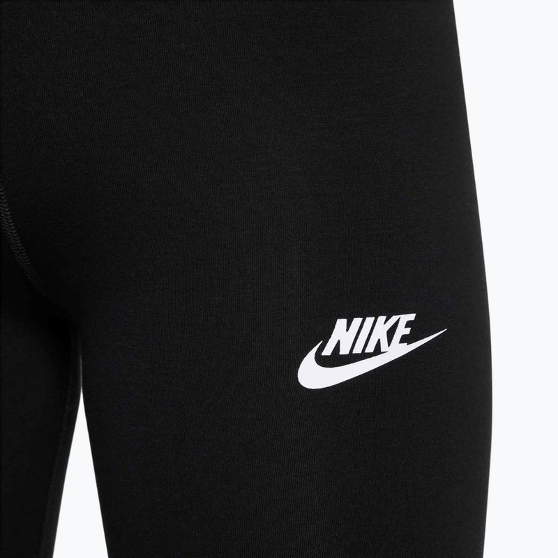 Leggings Nike Sportswear Classic a vita alta nero/bianco per bambini 4