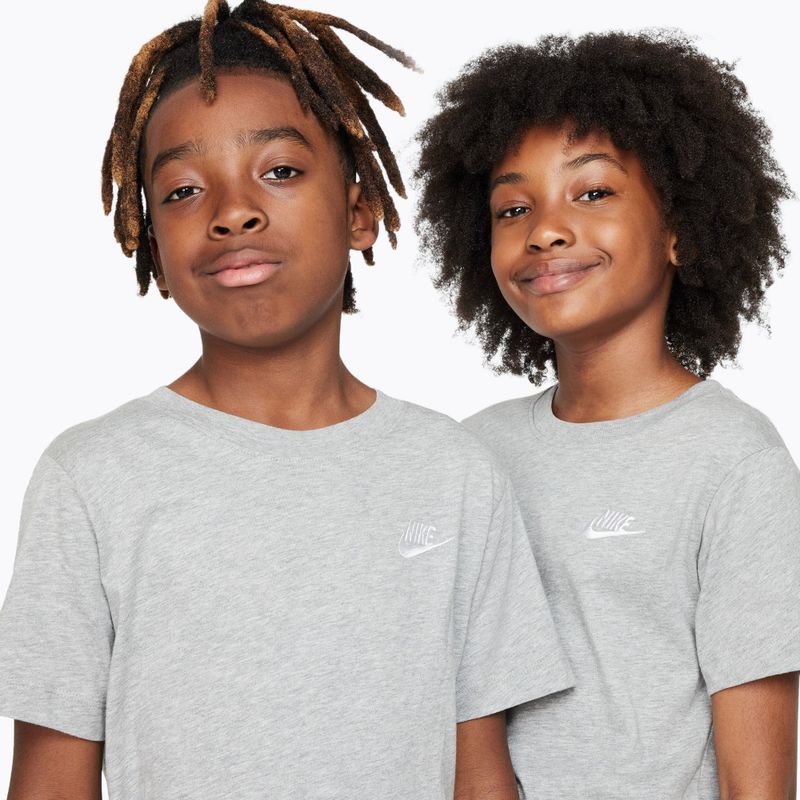 Maglietta per bambini Nike Sportswear dark grey heather 4