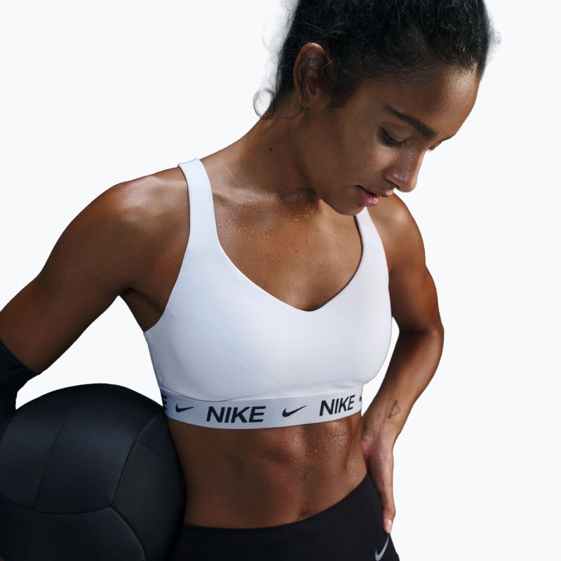 Reggiseno sportivo Nike Indy High Support white/stone mauve/black 4