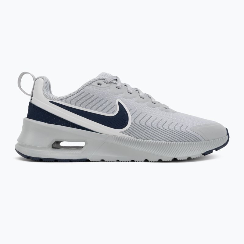 Uomo Nike Air Max Nuaxis luce fumo grigio / ossidiana / cyber / scarpe bianche 2