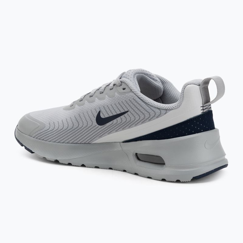 Uomo Nike Air Max Nuaxis luce fumo grigio / ossidiana / cyber / scarpe bianche 3