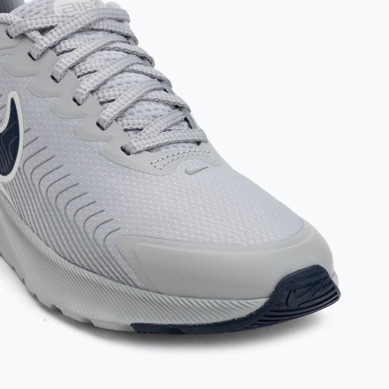 Uomo Nike Air Max Nuaxis luce fumo grigio / ossidiana / cyber / scarpe bianche 7