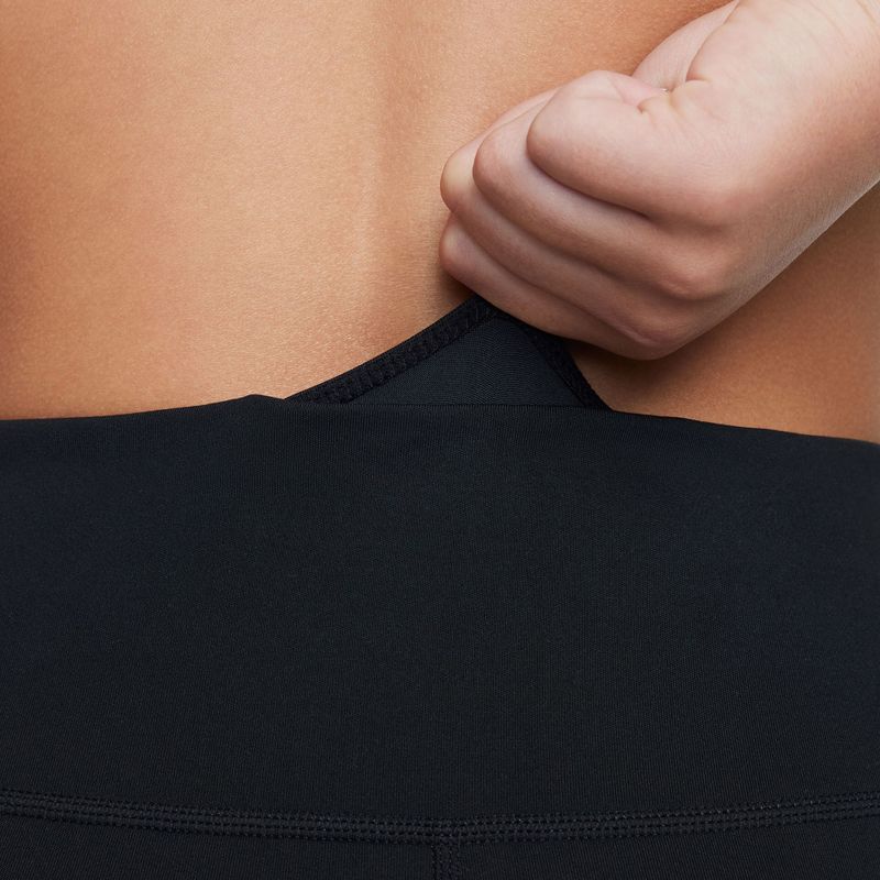 Pantaloncini Nike One Dri-Fit da bambino nero/bianco 5