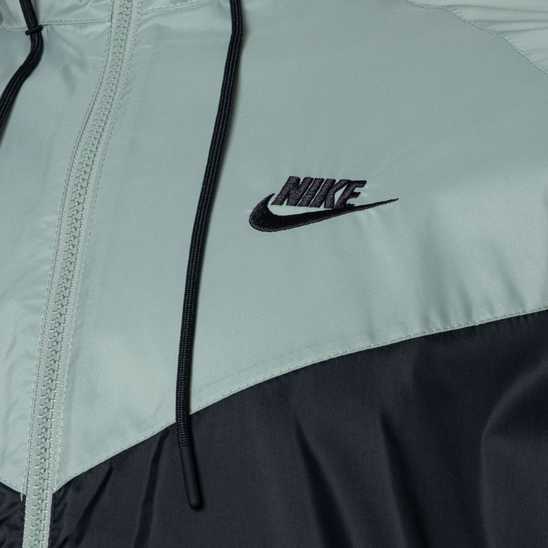 Giacca Nike Sportswear Windrunner uomo nero/verde 3