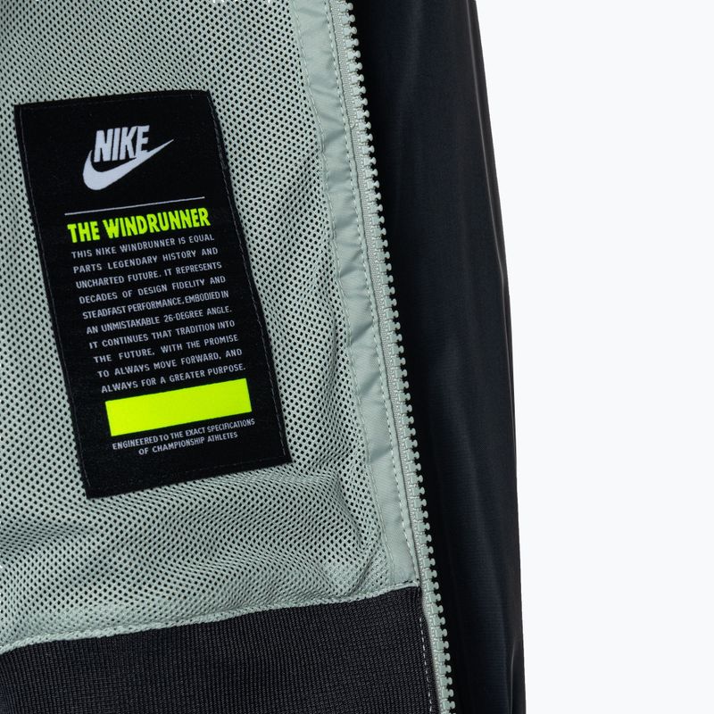 Giacca Nike Sportswear Windrunner uomo nero/verde 6