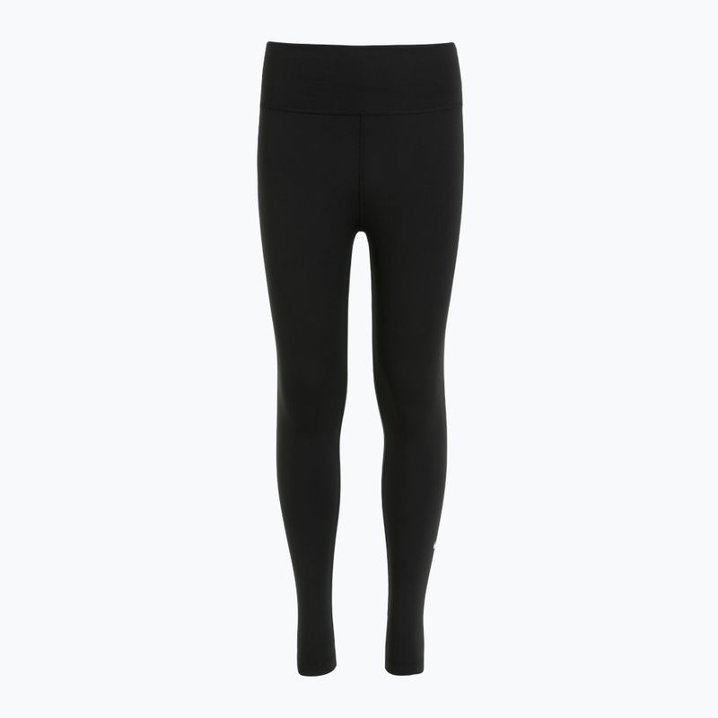 Leggings Nike One Dri-Fit a vita alta nero/bianco per bambini 5