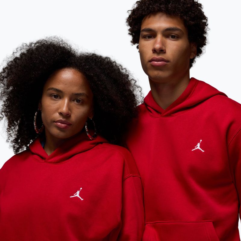 Felpa da uomo Nike Jordan Brooklyn Fleece gym red/white 6