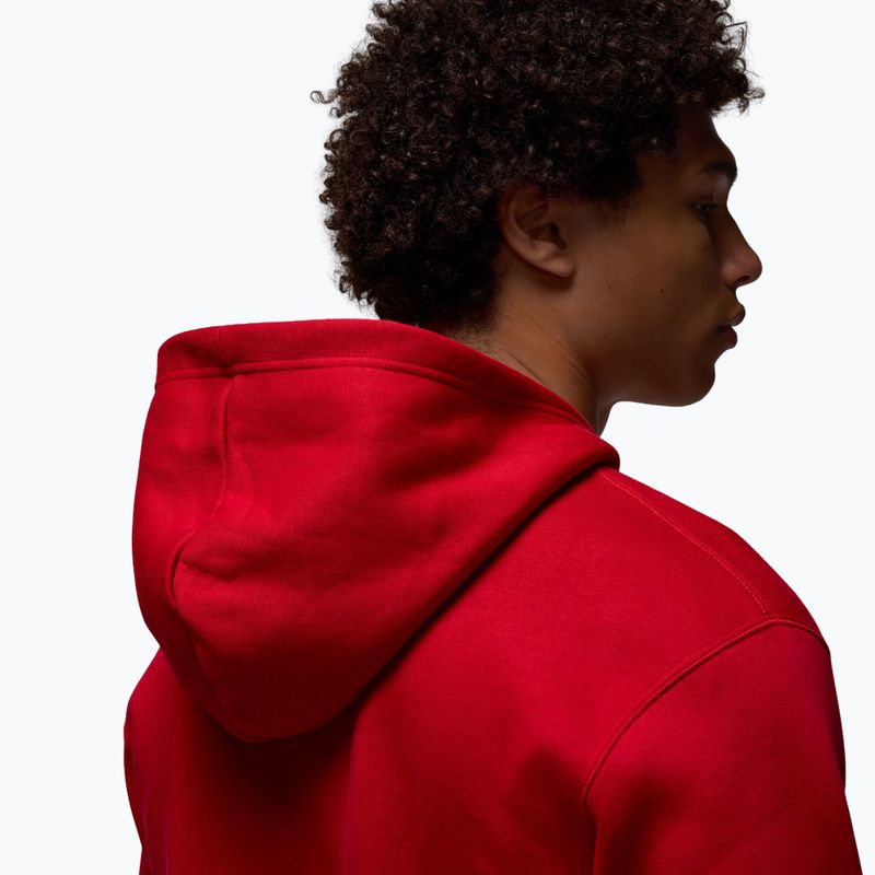 Felpa da uomo Nike Jordan Brooklyn Fleece gym red/white 7