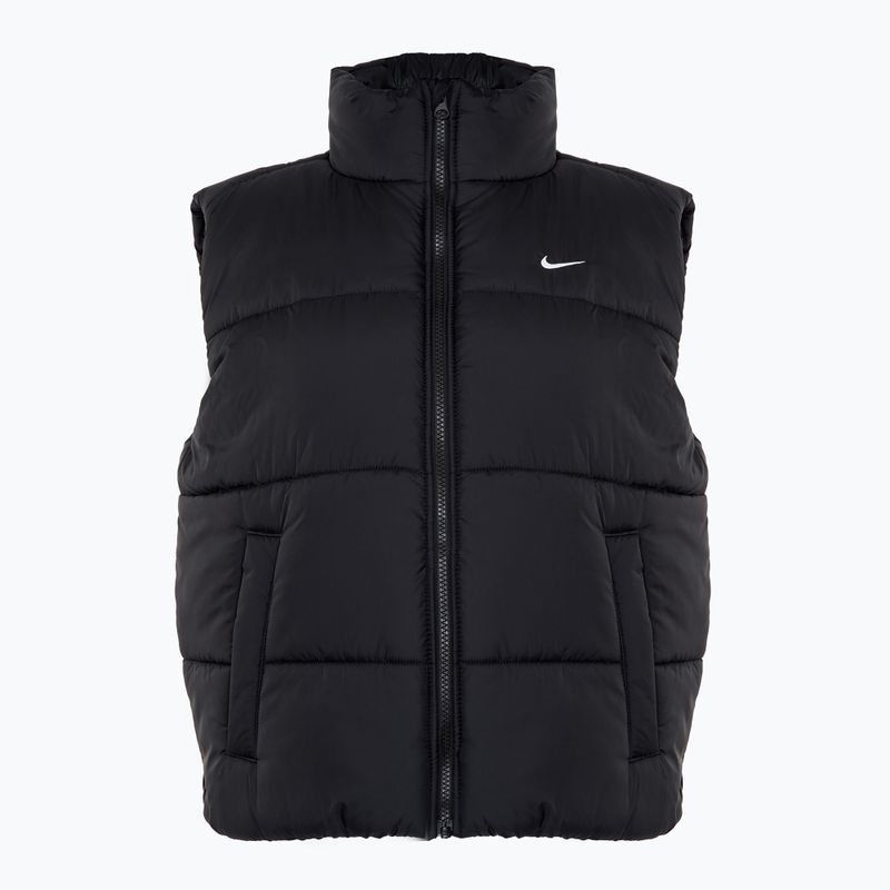 Giacca senza maniche Nike Sportswear Classic Puffer Therma-Fit nero/bianco da donna