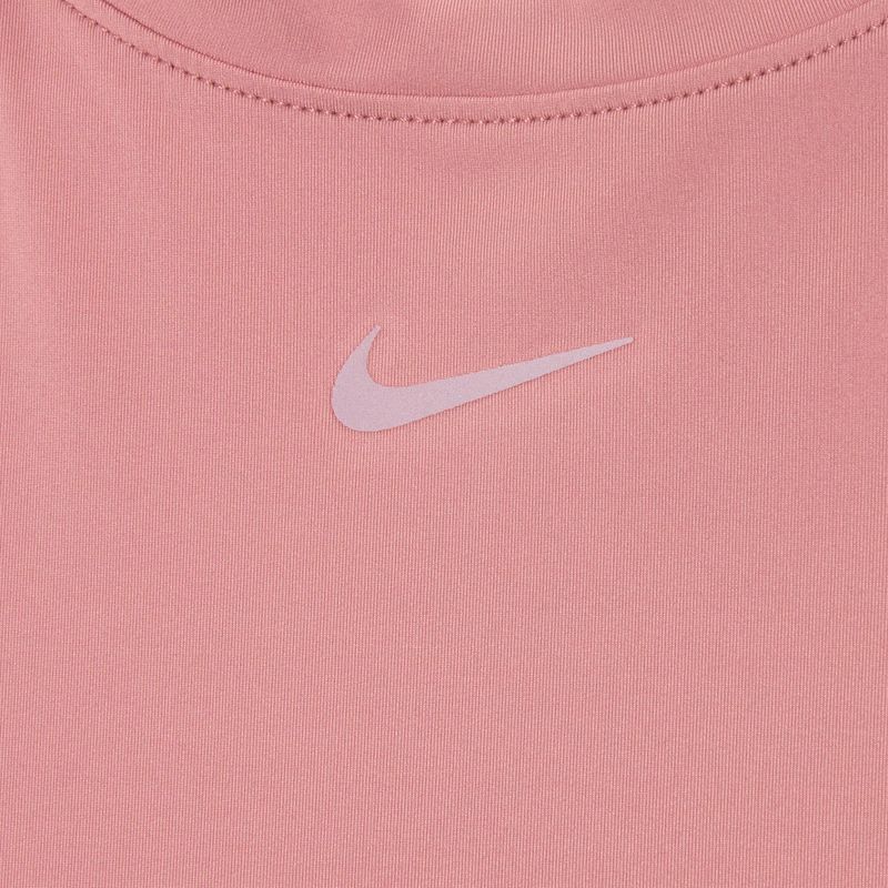 Maglietta Nike One Classic Dri-Fit donna rosa canyon/nero 3