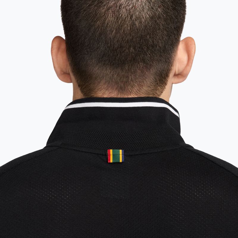 Polo da tennis da uomo Nike Court Heritage nero/bianco 5