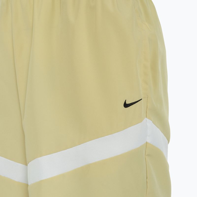 Pantaloncini da basket da uomo Nike Icon Dri-Fit 6" squadra oro/team oro/bianco/nero 3