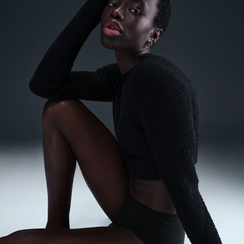 Mutande da donna Nike Leak Protection: Period black/cool grey 8