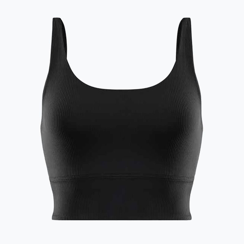 Reggiseno da allenamento Nike Zenvy Rib Light Support Longline nero/nero 10