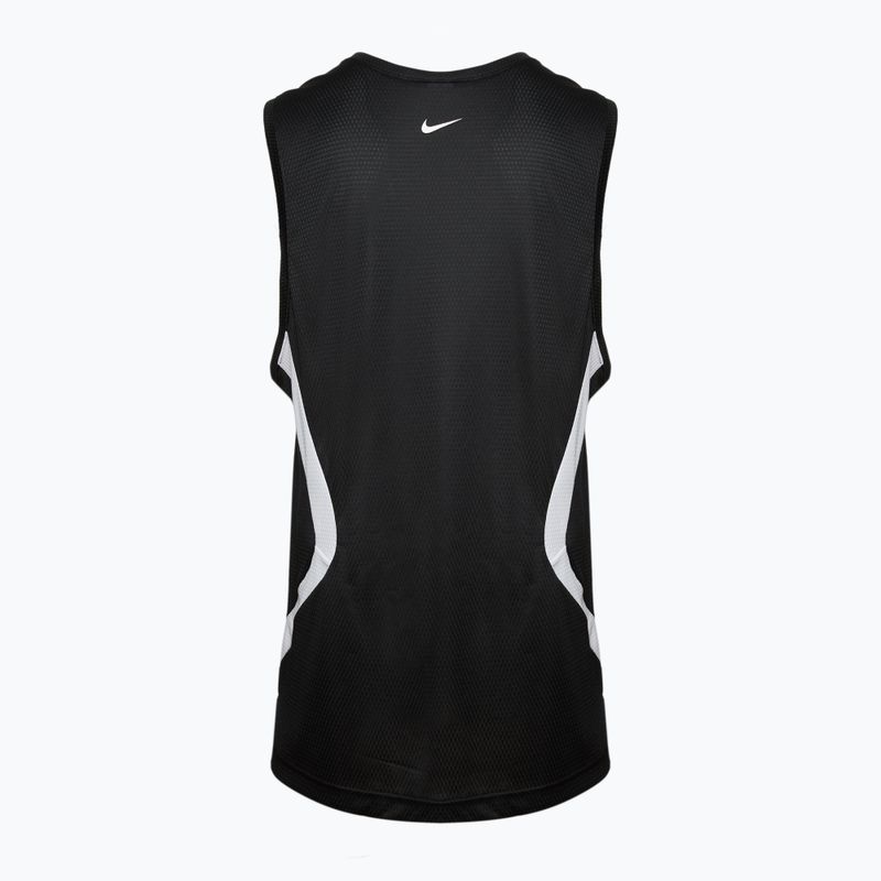 Maglia da basket da uomo Nike Icon Dri-Fit TT nero/bianco/nero/bianco 2