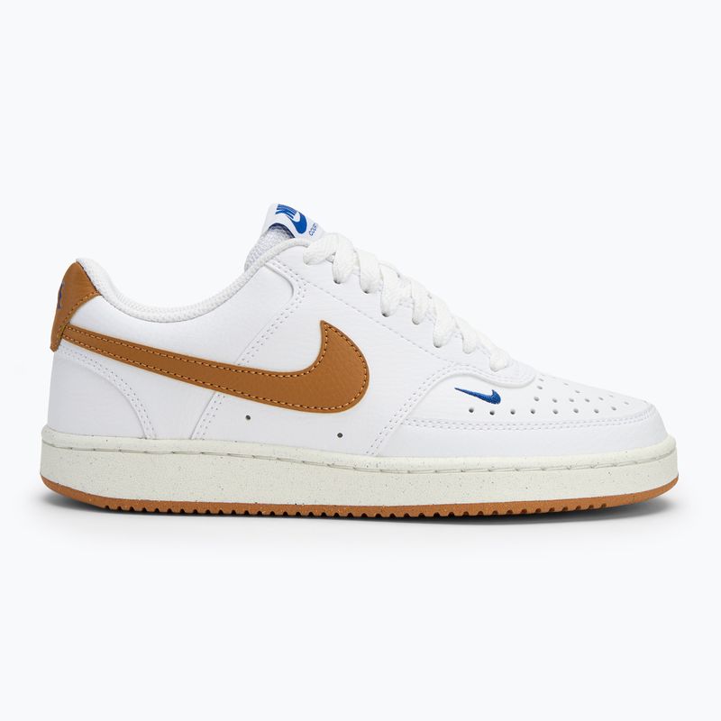 Nike Court Vision Low scarpe da donna Next Nature bianco/gioco royal/vela/flax 2