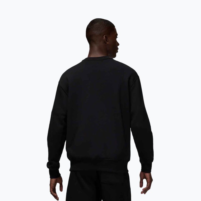 Felpa uomo Nike Jordan Brooklyn Fleece Crew black/white 3