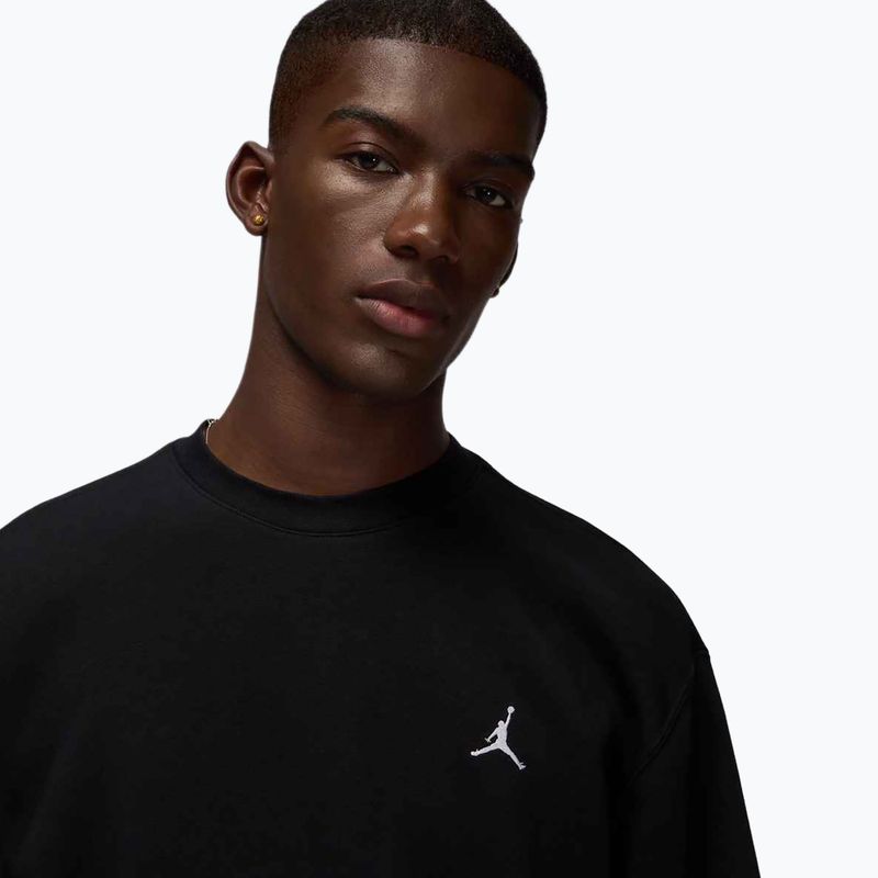Felpa uomo Nike Jordan Brooklyn Fleece Crew black/white 4