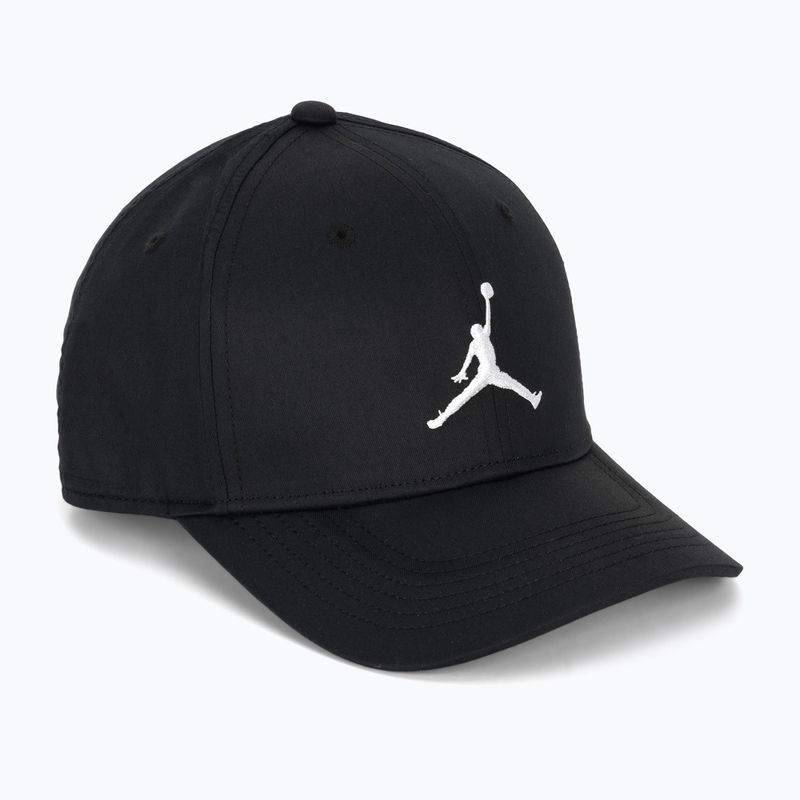 Cappellino con visiera Jordan Rise Structured Curved-Bill black/white