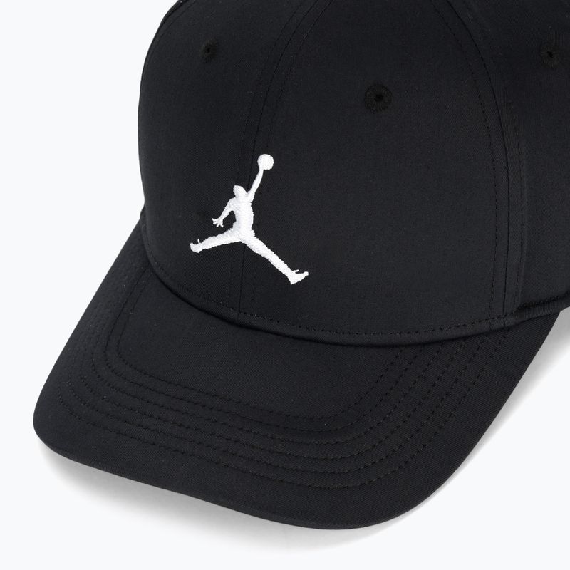 Cappellino con visiera Jordan Rise Structured Curved-Bill black/white 3