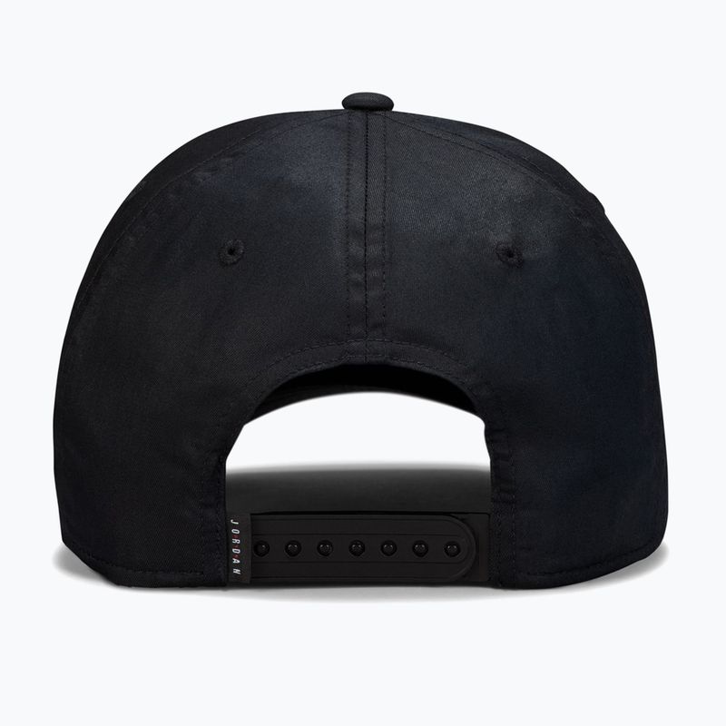 Cappellino con visiera Jordan Rise Structured Curved-Bill black/white 6