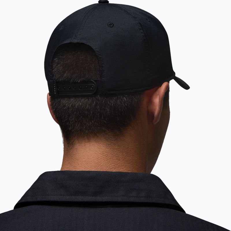 Cappellino con visiera Jordan Rise Structured Curved-Bill black/white 11
