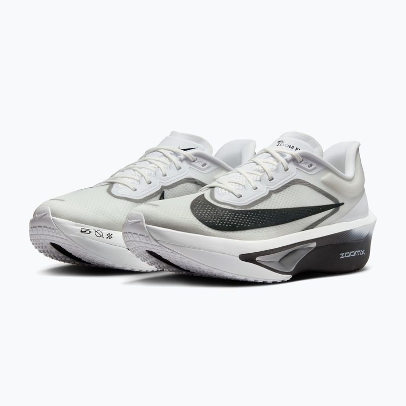 Scarpe da running da uomo Nike Zoom Fly 6 white/smoke grey/metallic silver/black 3