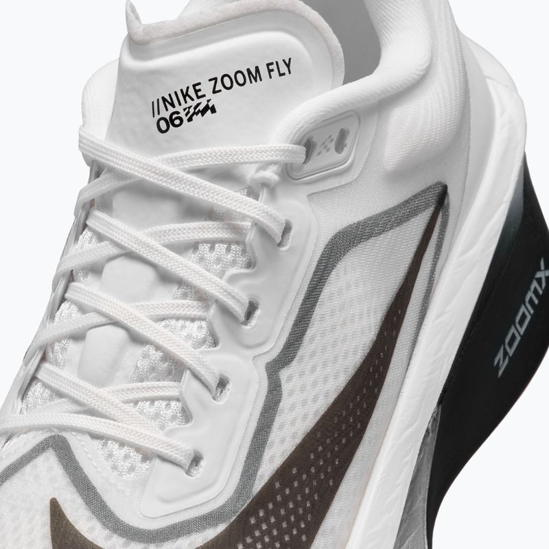 Scarpe da corsa donna Nike Zoom Fly 6 white/smoke grey/metallic silver/black 8