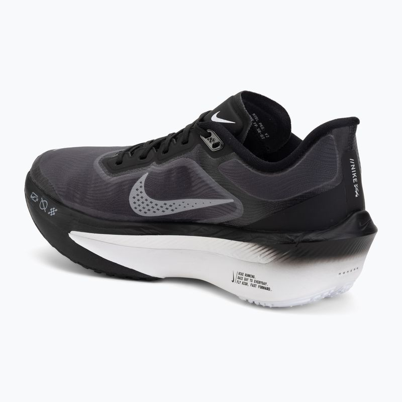 Scarpe da running uomo Nike Zoom Fly 6 Black/Light Smoke Grey/White 3