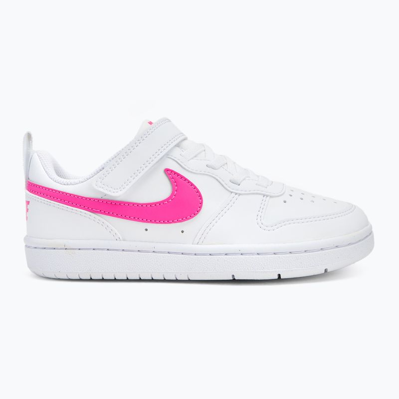 Nike Court Borough Low scarpe da bambino Recraft bianco/fucsia laser 2