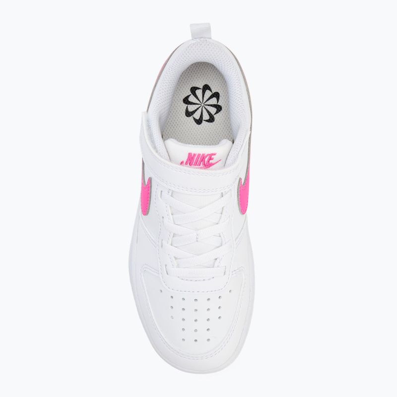 Nike Court Borough Low scarpe da bambino Recraft bianco/fucsia laser 5