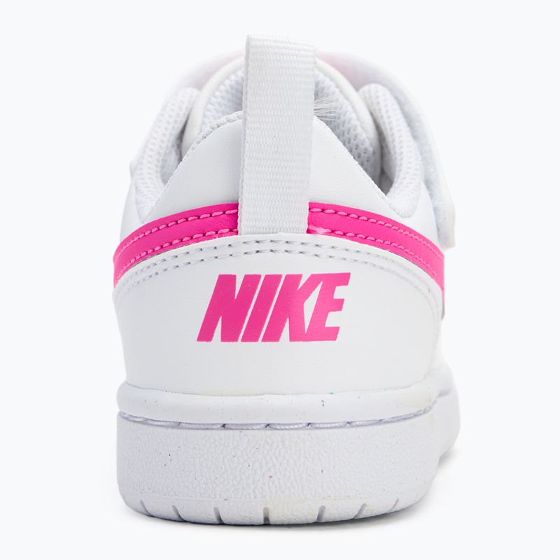 Nike Court Borough Low scarpe da bambino Recraft bianco/fucsia laser 6