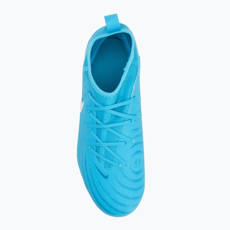 Nike Phantom Luna 2 Academy FG/MG blu fury/bianco scarpe da calcio per bambini 5