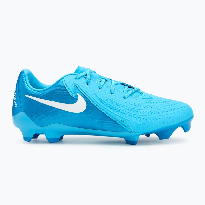 Nike Phantom GX II Academy FG/MG scarpe da calcio blu fury/bianco 2