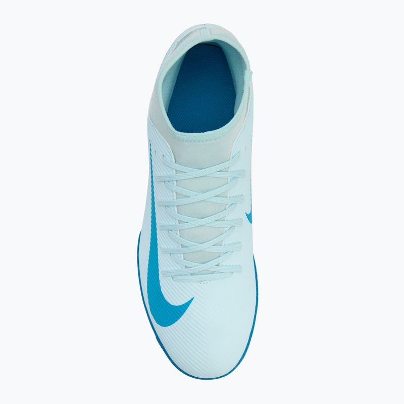 Scarpe da calcio uomo Nike Mercurial Superfly 10 Club IC blu ghiacciaio / orbita blu 5