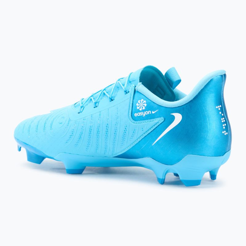 Uomo Nike Phantom GX 2 Academy EasyOn scarpe da calcio blu fury/bianco 3