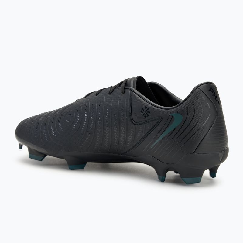 Nike Phantom GX II Academy FG/MG scarpe da calcio nero/giungla profonda/nero 3