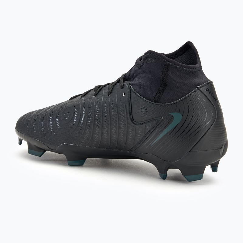 Nike Phantom Luna II Academy FG/MG scarpe da calcio nero/giungla profonda/nero 3