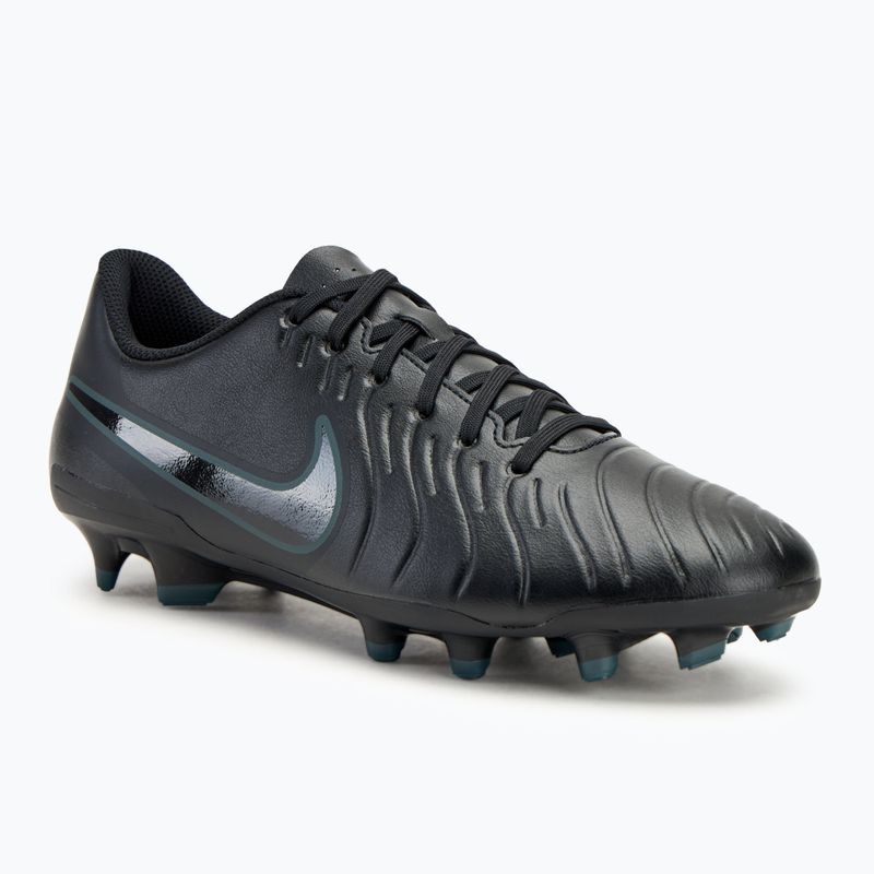 Scarpe da calcio da uomo Nike Tiempo Legend 10 Club FG/MG nero/deep jungle/nero