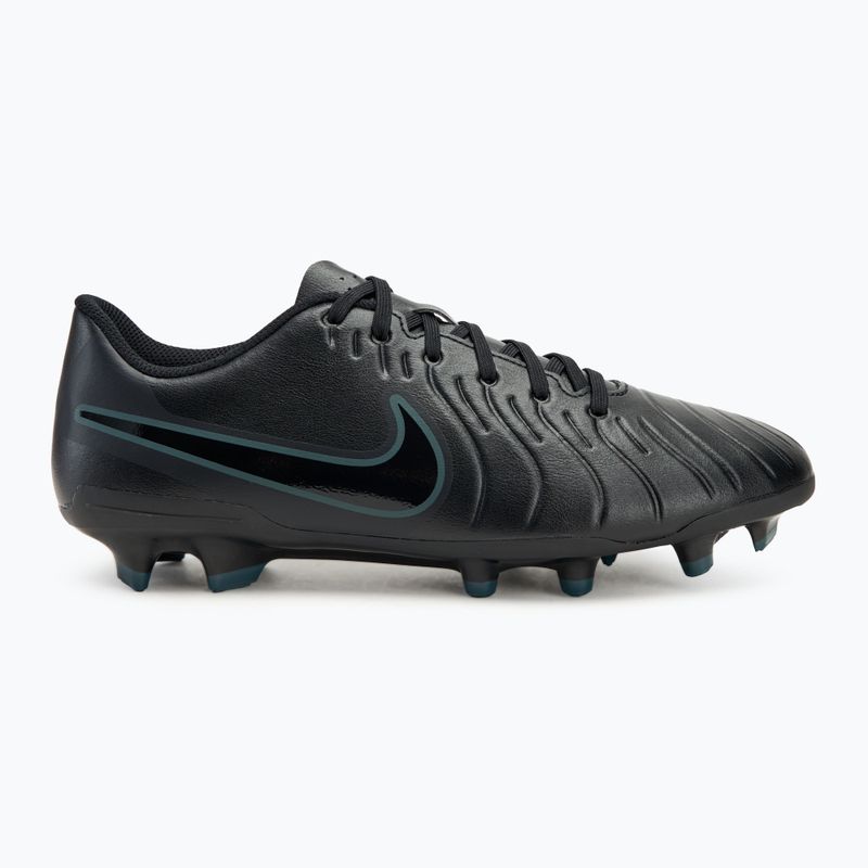 Scarpe da calcio da uomo Nike Tiempo Legend 10 Club FG/MG nero/deep jungle/nero 2