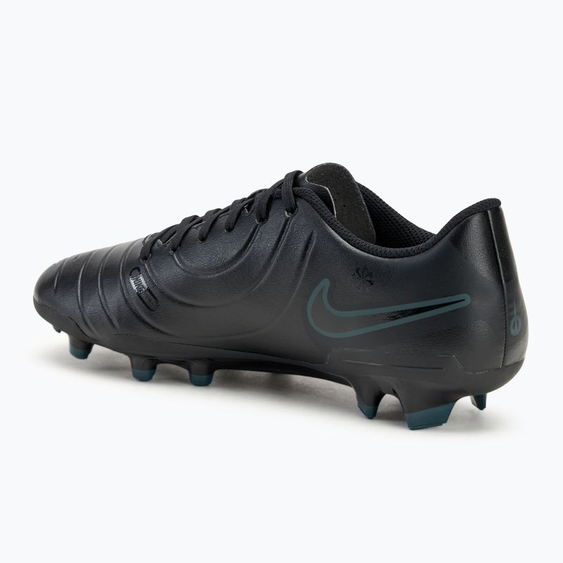 Scarpe da calcio da uomo Nike Tiempo Legend 10 Club FG/MG nero/deep jungle/nero 3