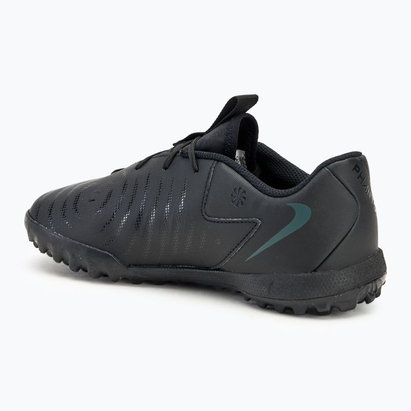 Nike Phantom GX II Academy TF scarpe da calcio per bambini nero/giungla profonda/nero 3