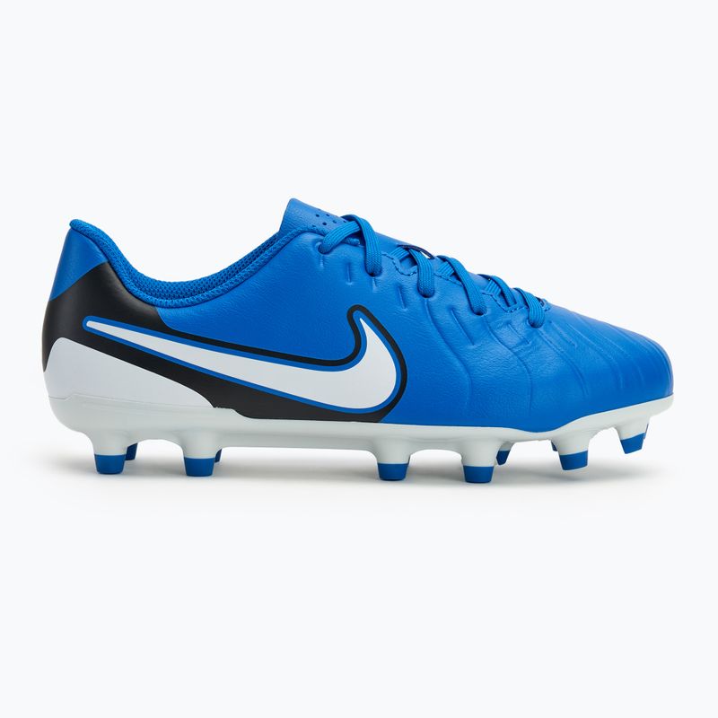 Nike Tiempo Legend 10 Club FG/MG impennata/bianco scarpe da calcio per bambini 2