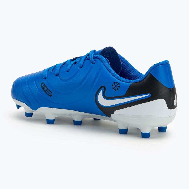 Nike Tiempo Legend 10 Club FG/MG impennata/bianco scarpe da calcio per bambini 3