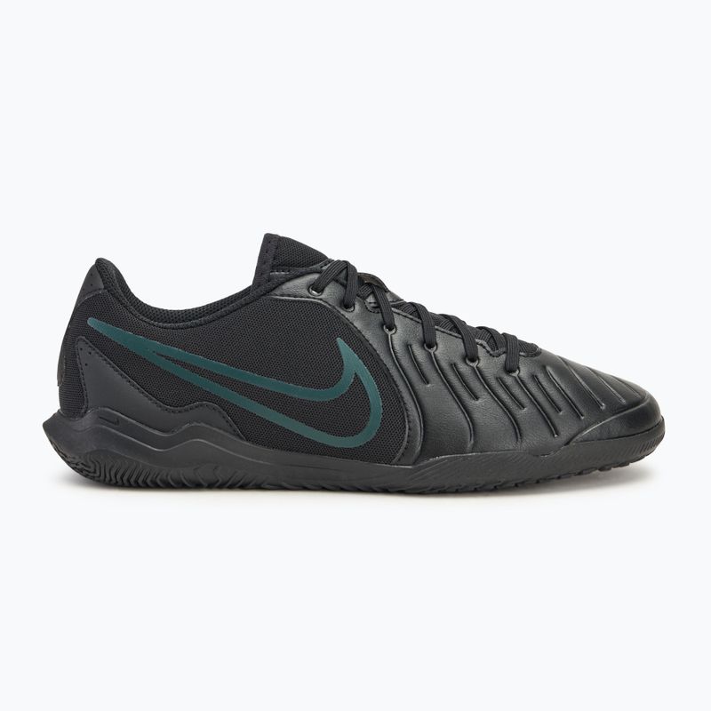 Scarpe da calcio da uomo Nike Tiempo Legend 10 Club IC nero/giungla profonda/nero 2