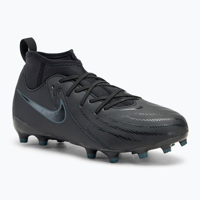 Nike Phantom Luna 2 Academy FG/MG scarpe da calcio per bambini nero/giungla profonda/nero