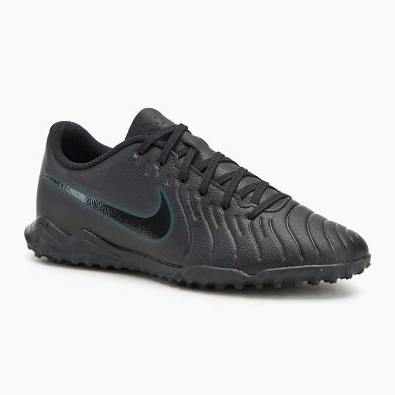 Scarpe da calcio da uomo Nike Tiempo Legend 10 Club TF nero/giungla profonda/nero